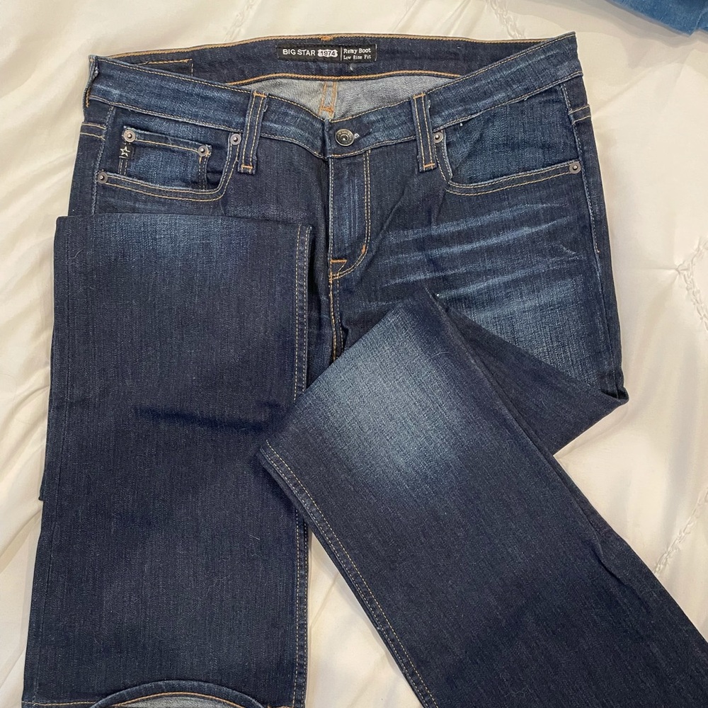 Big Star 1974 Remy Bootcut Stretch Jean (Long Length)